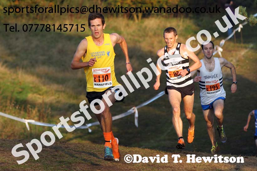 Senior men, National Cross Country Relays, Berry Park, Mansfield. Photo: David T. Hewitson/Sports for All Pics